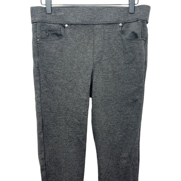 Gloria Vanderbilt Pants Womens Size 10 Avery Skinny Pull On Slimming Gray Casual - Picture 10 of 14